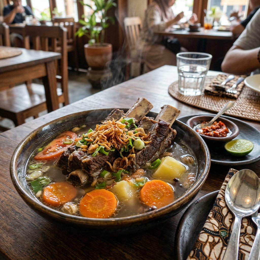Sop Iga Sapi Gurih